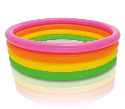 Бассейн "Радуга" круглый 4 кольца (168х46см)  6