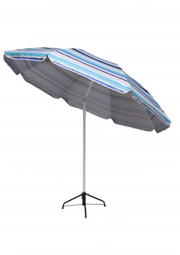 Зонт пляжный фольгированный (240см) 6 расцветок 12шт/упак ZHU-240 (расцветка 5) - фото 11